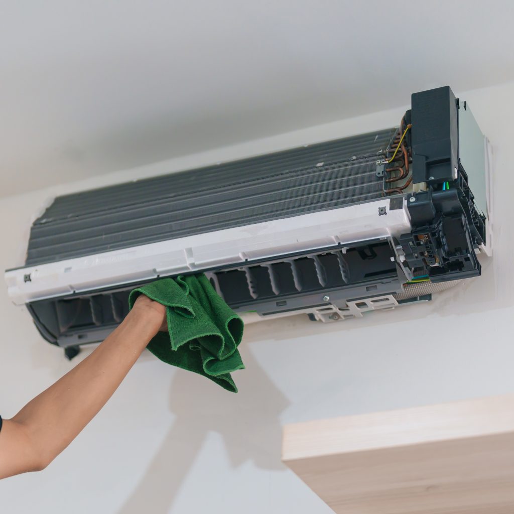 AC duct cleaning and related AC services in Abu Dhabi including maintenance and repair.